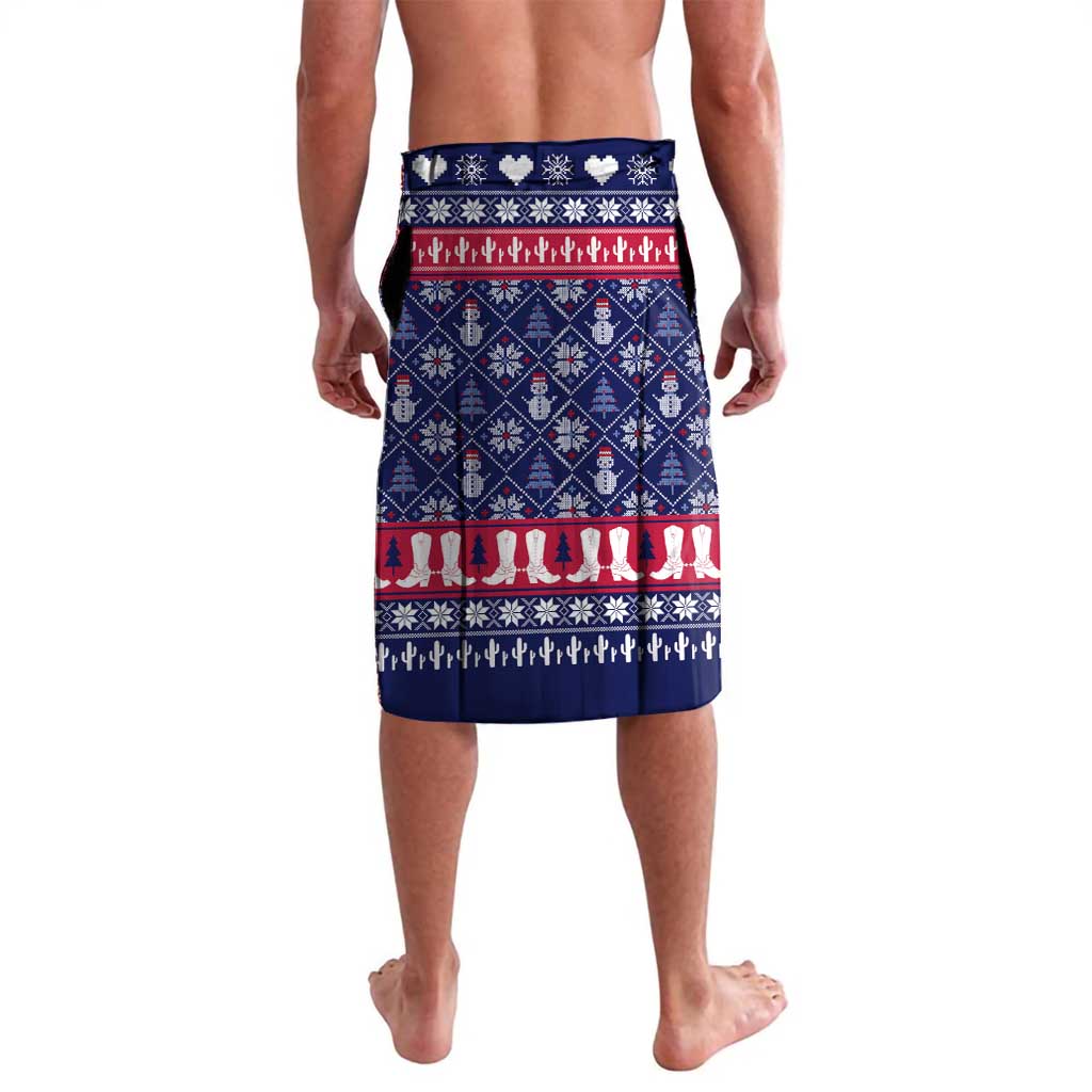 Christmas Texas Map Symbols Lavalava Xmas Holiday Patterns - Wonder Print Shop