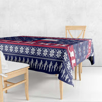 Christmas Texas Map Symbols Tablecloth Xmas Holiday Patterns - Wonder Print Shop