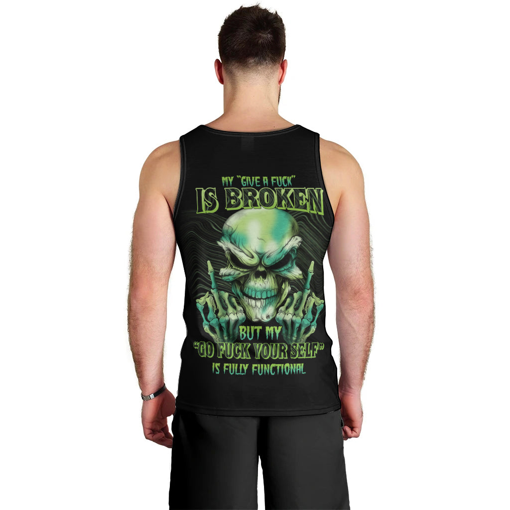 My Give A F Madly Skull Men Tank Top - Wonder Print Shop