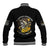 A Little Sunshine A Little Savage Skull Baseball Jacket - Wonder Print Shop