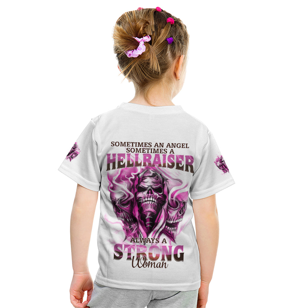 Always A Strong Women Skull Kid T Shirt - Wonder Print Shop