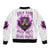 Walk Away Fire Eyes Skull Bomber Jacket - Wonder Print Shop