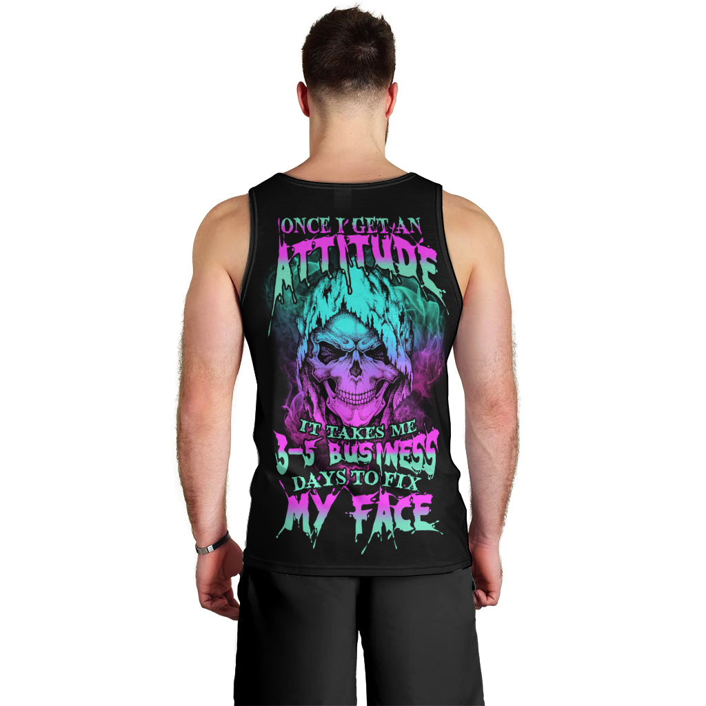 Once I Get An Attitude Reaper Men Tank Top - Wonder Print Shop