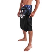 Custom Patriotic Bowling Lavalava with Bald Eagle, American Flag Bowling Ball - Wonder Print Shop