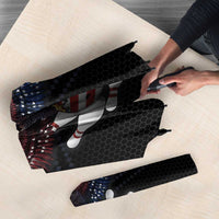 Custom Patriotic Bowling Umbrella with Bald Eagle, American Flag Bowling Ball - Wonder Print Shop
