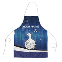 Custom Galaxy Golf Apron with Golfer Silhouette, Golf Ball Design - Wonder Print Shop