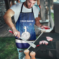 Custom Galaxy Golf Apron with Golfer Silhouette, Golf Ball Design - Wonder Print Shop