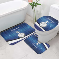 Custom Galaxy Golf Bathroom Set with Golfer Silhouette, Golf Ball Design - Wonder Print Shop