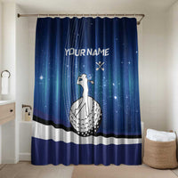 Custom Galaxy Golf Bathroom Set with Golfer Silhouette, Golf Ball Design - Wonder Print Shop