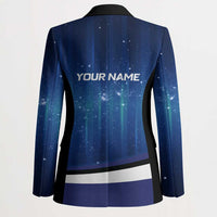 Custom Galaxy Golf Blazer with Golfer Silhouette, Golf Ball Design - Wonder Print Shop