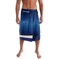 Custom Galaxy Golf Lavalava with Golfer Silhouette, Golf Ball Design - Wonder Print Shop