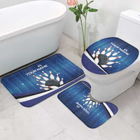 Custom Galaxy Bowling Bathroom Set with Striking Pins and Ball Design - Wonder Print Shop