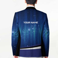 Custom Galaxy Bowling Blazer with Striking Pins and Ball Design - Wonder Print Shop
