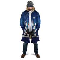 Custom Galaxy Bowling Cloak with Striking Pins and Ball Design - Wonder Print Shop
