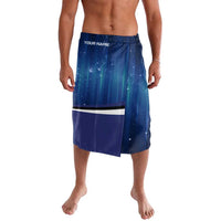 Custom Galaxy Bowling Lavalava with Striking Pins and Ball Design - Wonder Print Shop