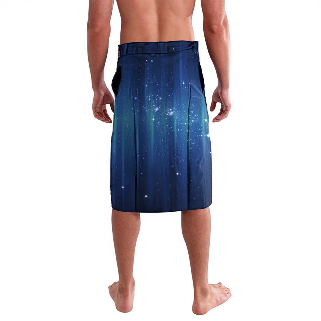 Custom Galaxy Bowling Lavalava with Striking Pins and Ball Design - Wonder Print Shop