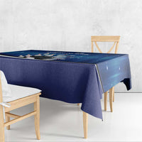 Custom Galaxy Bowling Tablecloth with Striking Pins and Ball Design - Wonder Print Shop