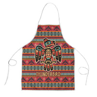 Thunderbird Totem Apron Native American Geometric Tribal - Pacific Northwest Indigenous Art - Wonder Print Shop
