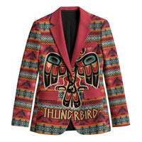 Thunderbird Totem Blazer Native American Geometric Tribal - Pacific Northwest Indigenous Art - Wonder Print Shop