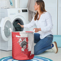 Canada Day Laundry Basket Patriotic Maple Leaf - Robotic Fist