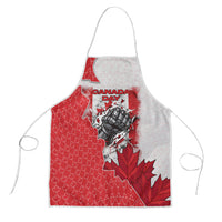 Canada Day Apron Patriotic Maple Leaf - Robotic Fist