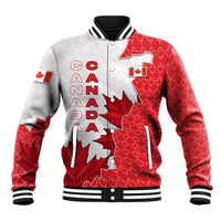 Canada Day Baseball Jacket Patriotic Maple Leaf - Robotic Fist