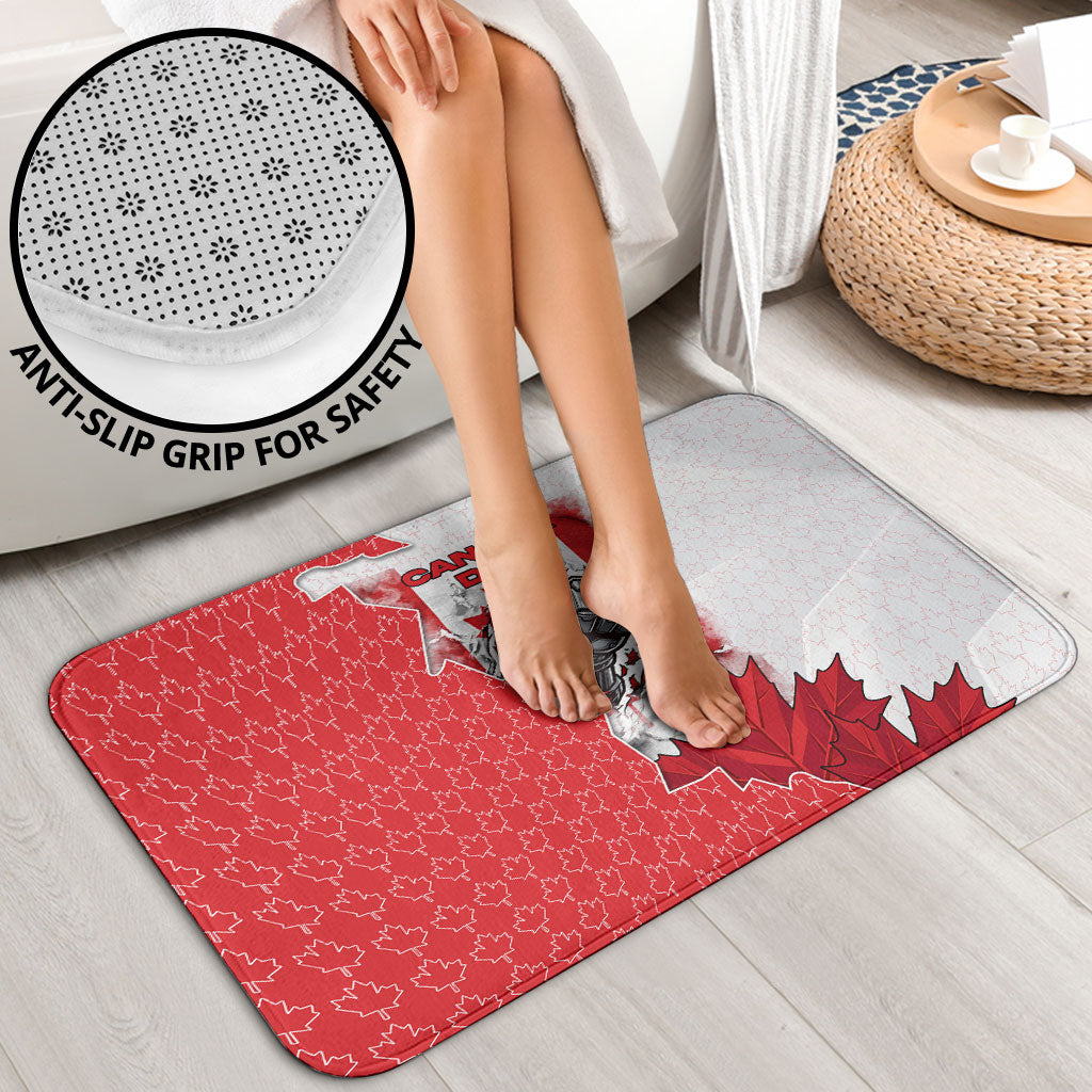 Canada Day Bathroom Set Patriotic Maple Leaf - Robotic Fist