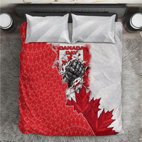 Canada Day Bedding Set Patriotic Maple Leaf - Robotic Fist