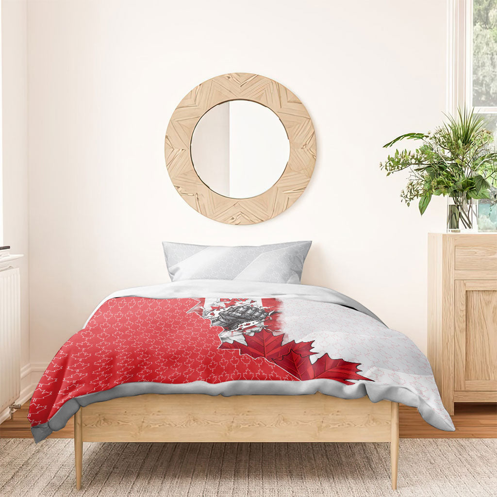 Canada Day Bedding Set Patriotic Maple Leaf - Robotic Fist
