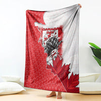 Canada Day Blanket Patriotic Maple Leaf - Robotic Fist