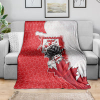 Canada Day Blanket Patriotic Maple Leaf - Robotic Fist