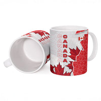 Canada Day Ceramic Mug Patriotic Maple Leaf - Robotic Fist