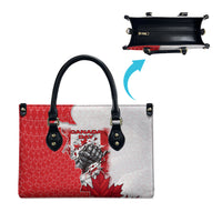 Canada Day Leather Bag Patriotic Maple Leaf - Robotic Fist