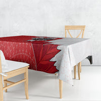 Canada Day Tablecloth Patriotic Maple Leaf - Robotic Fist