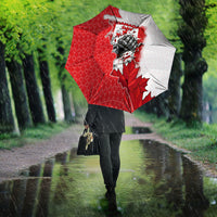 Canada Day Umbrella Patriotic Maple Leaf - Robotic Fist