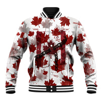 Canada Day Baseball Jacket Constitutional Autonomy 1982 Vintage - Broken Chains Freedom
