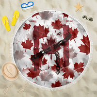 Canada Day Beach Blanket Constitutional Autonomy 1982 Vintage - Broken Chains Freedom