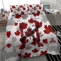 Canada Day Bedding Set Constitutional Autonomy 1982 Vintage - Broken Chains Freedom
