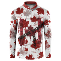 Canada Day Button Sweatshirt Constitutional Autonomy 1982 Vintage - Broken Chains Freedom