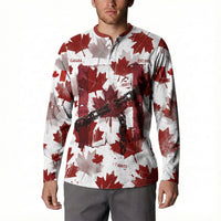 Canada Day Button Sweatshirt Constitutional Autonomy 1982 Vintage - Broken Chains Freedom