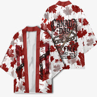 Canada Day Kimono Constitutional Autonomy 1982 Vintage - Broken Chains Freedom