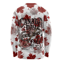 Canada Day Long Sleeve Shirt Constitutional Autonomy 1982 Vintage - Broken Chains Freedom