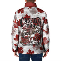 Canada Day Padded Jacket Constitutional Autonomy 1982 Vintage - Broken Chains Freedom