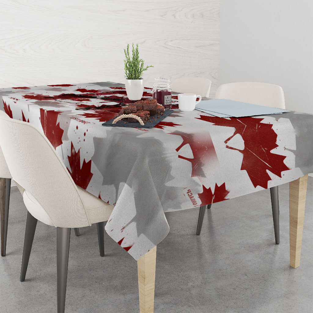 Canada Day Tablecloth Constitutional Autonomy 1982 Vintage - Broken Chains Freedom