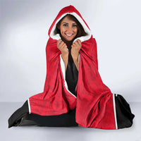 Iraq Hooded Blanket with Lamassu Mythical Creature and National Map Design - Wonder Print Shop