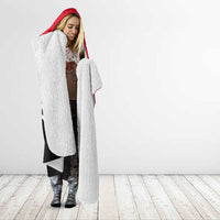 Iraq Hooded Blanket with Lamassu Mythical Creature and National Map Design - Wonder Print Shop