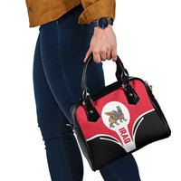 Iraq Shoulder Handbag with Lamassu Mythical Creature and National Map Design - Wonder Print Shop