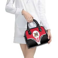 Iraq Shoulder Handbag with Lamassu Mythical Creature and National Map Design - Wonder Print Shop
