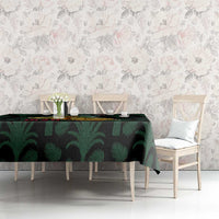 Iraq Tablecloth with Palm Tree Landscape and Map Silhouette Design - Wonder Print Shop