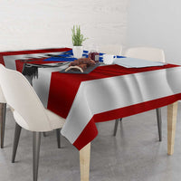Puerto Rico Fishing Tablecloth Fish Hook Flag PR Custom Name - Wonder Print Shop